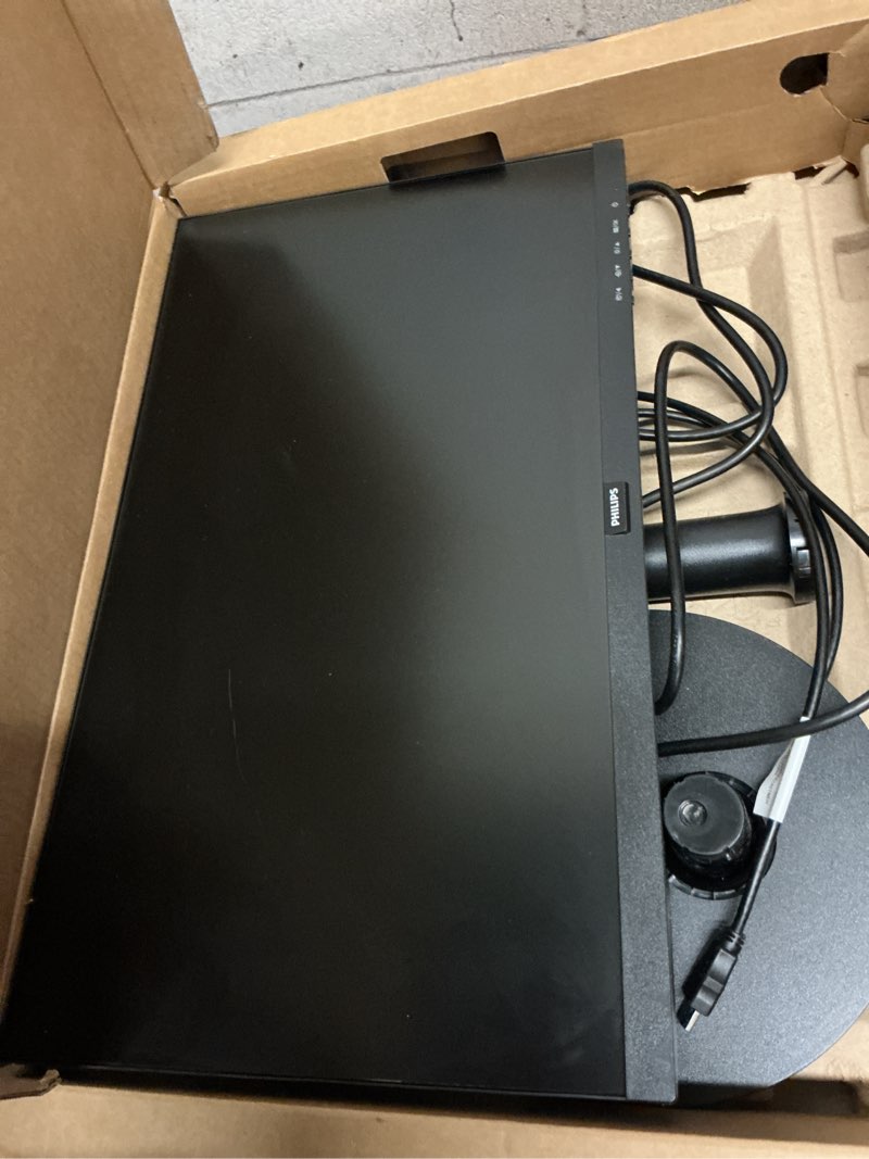 Condition photo showing As Is for Philips 221V8LB 22 inch Class Thin Full HD (1920 x 1080) Monitor, 100Hz Refresh Rate, VESA, HDMI x1, VGA x1, LowBlue Mode, Adaptive Sync, 4 Year Advance Replacement Warranty 22" FHD VA Panel 100Hz