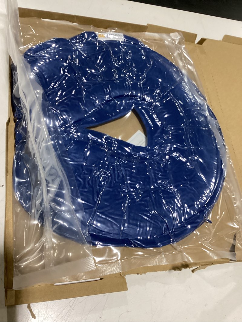 Condition photo showing Good Condition for SAIREIDER Travel Pillow 100% Memory Foam Airplanes Neck Pillows -Prevent The Heads from Falling Forward Travel Neck Pillows with Sleep Mask and Earplugs (Navy Blue)