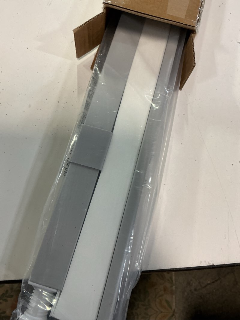 Condition photo showing Good Condition for lazblinds cordless cellular shades, no tools no drill light filtering honeycomb shades pleated blinds for windows, 33.5'' w x 48'' h, light grey light filtering-light grey 33 1/2'' w × 48'' h