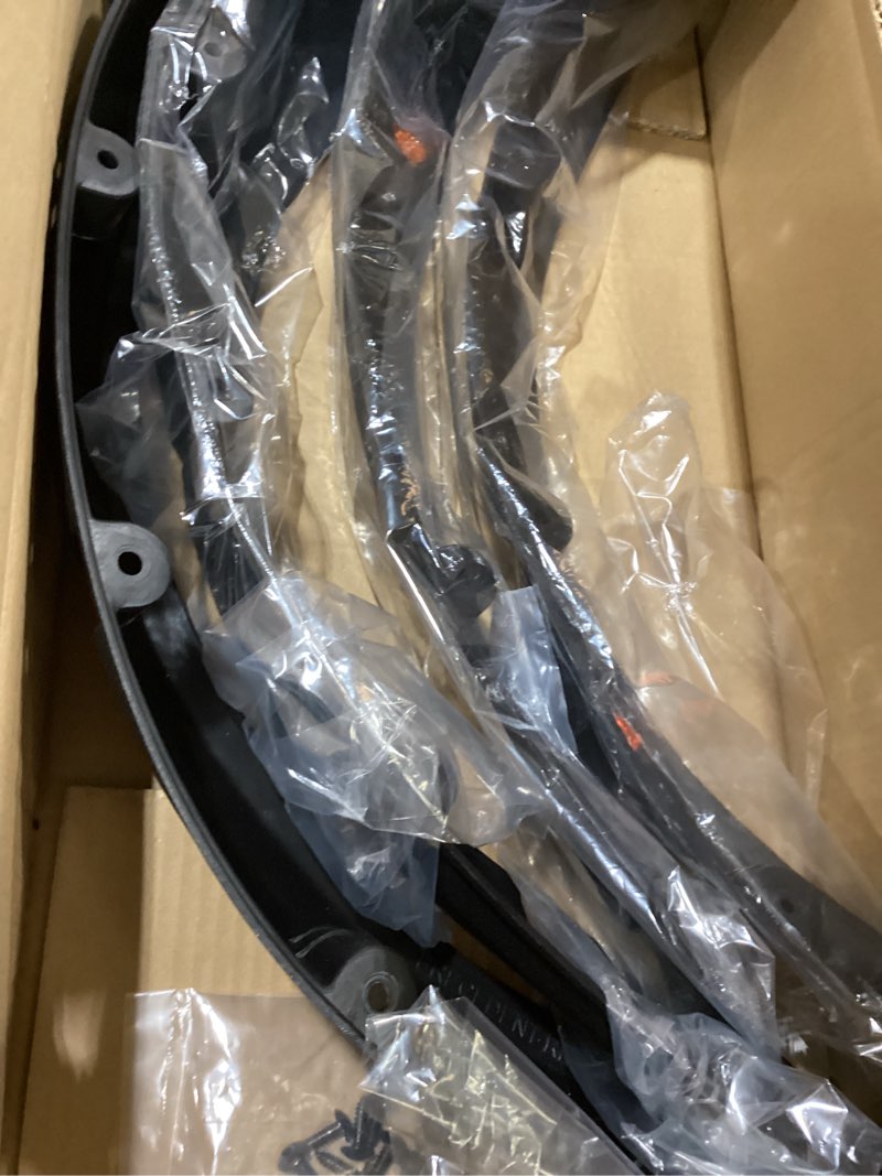 Condition photo showing New/Like New for 10L0L Front Rear Fender Flares for Club Car Precedent Golf Cart, with Stainless Steel Screws, Set of 4(Need to drill holes; Not Fit Modified Models)