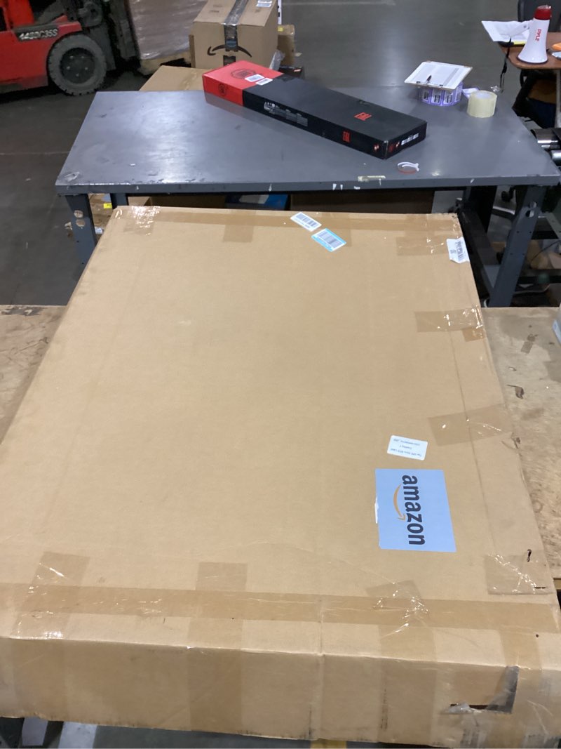 Condition photo showing New/Like New for dreamline slimline 32 in. d x 42 in. w x 2 3/4 in. h center drain single threshold shower base in white, dlt-1132420 white 32 inch d x 42 inch w center drain