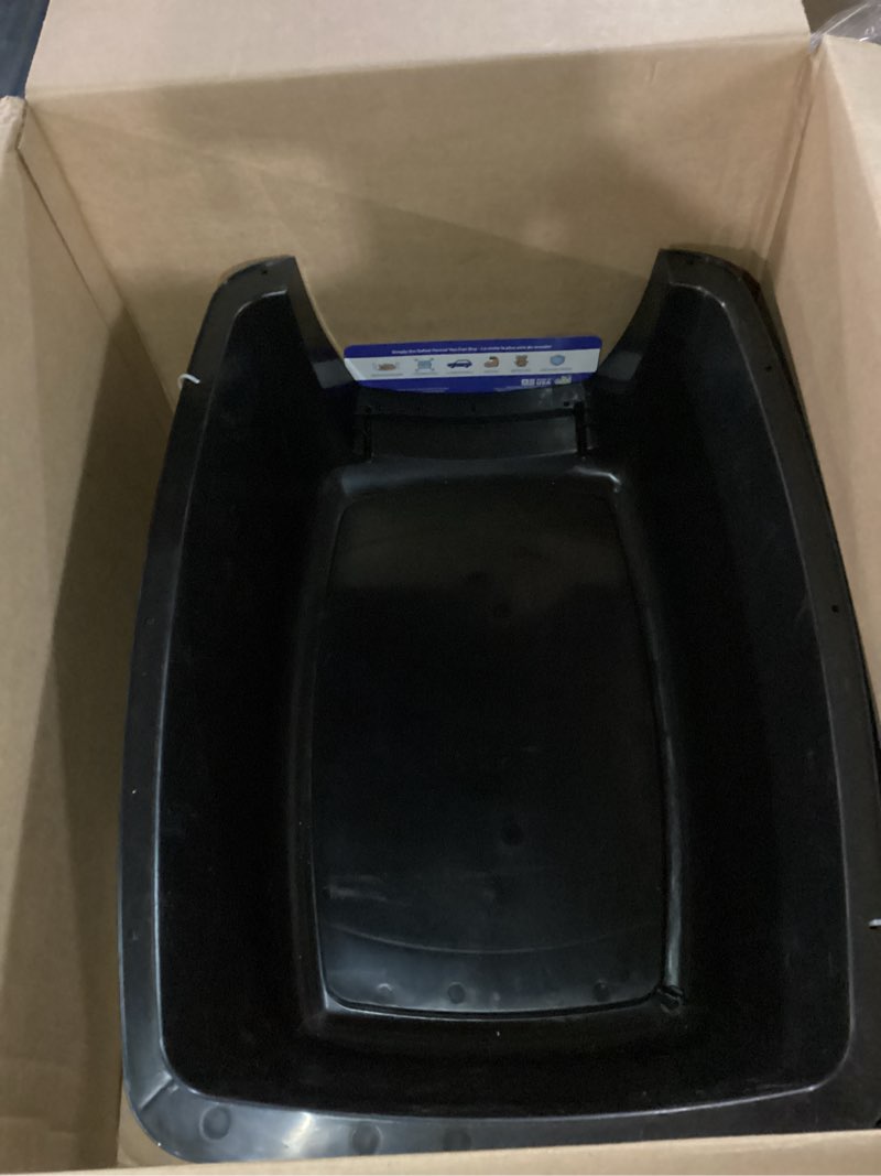 Condition photo showing As Is for Petmate Pet Porter Dog Kennel 26", Dark Gray & Black, for Pets 20-25lbs, Made in USA 26.0"L x 18.6"W x 16.5"H gray