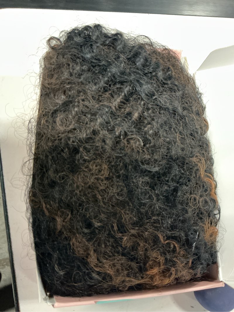 Condition photo showing Good Condition for ponytail extension curly drawstring pony tails hair extensions 24 inch synthetic kinky curly clip in ponytail extension for black women(h1b/30)