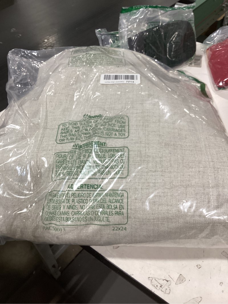 Condition photo showing New/Like New for nicetown linen blend cream white 100% blackout curtains for living room w66 x l96 2 panels set, pinch pleated weave with hooks sound reducing window treatments thermal insulated drapes for bedroom 66"w x 96"l (pack of 2) cream