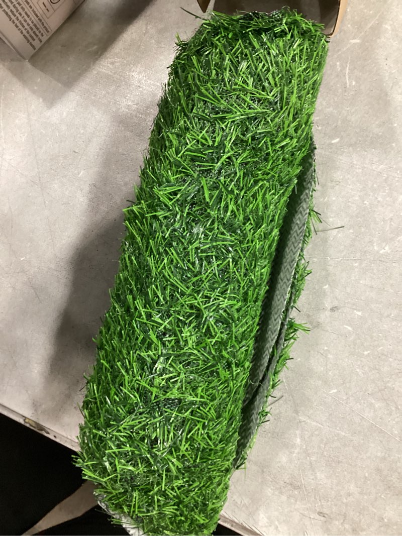 Condition photo showing Good Condition for 6 pcs golf artificial grass mat placemats for golf party decorations centerpieces for table green fake grass tiles placemats birthday party decorations for wedding baby shower