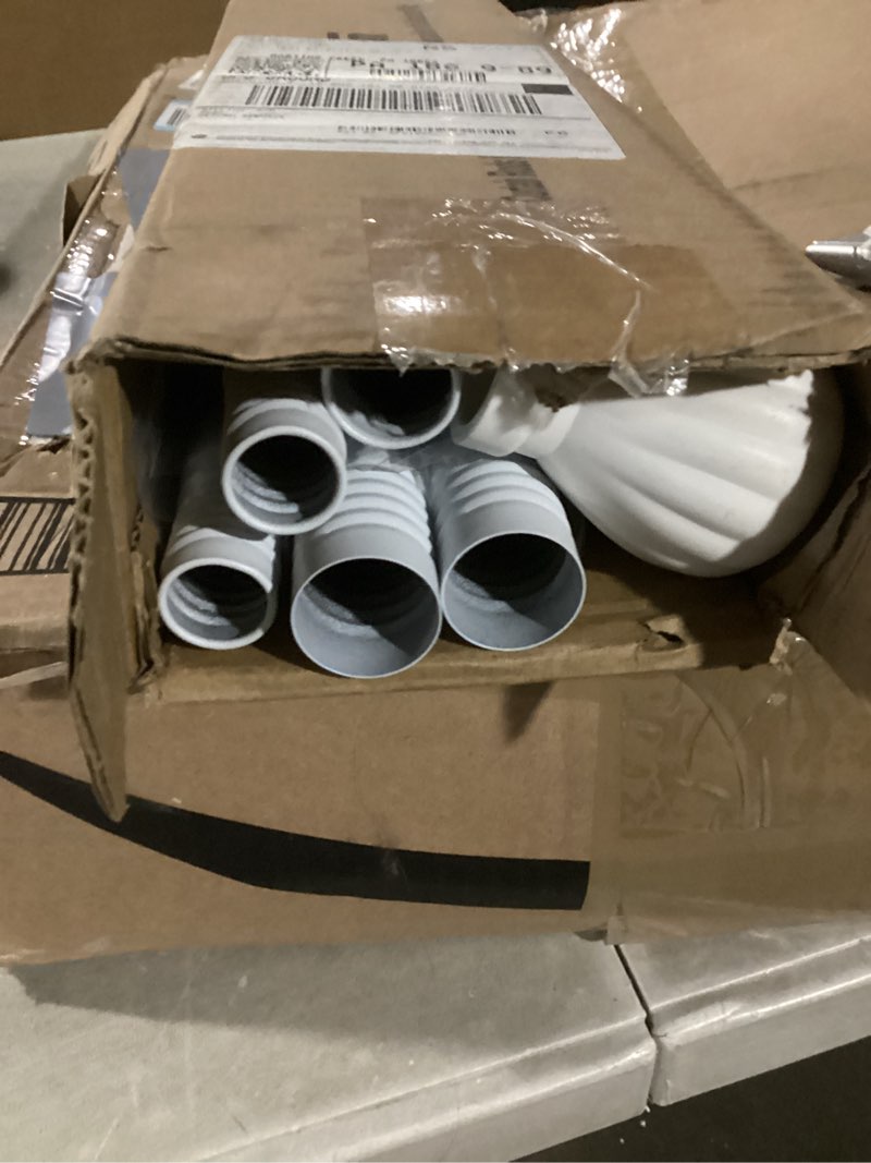 Condition photo showing Good Condition for Curtain Rods for Windows 20.77 to 92.85 Inches, 1" Diameter Adjustable White Curtain Rod, Window Treatment Rods with Round Finials, Easy Mount Hardware Included (46.77-96.85 Inches)