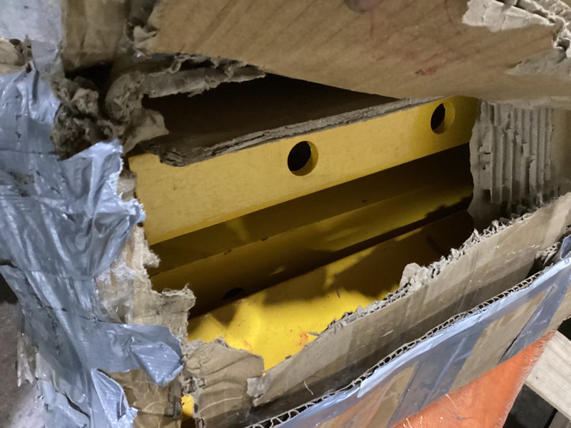 Condition photo showing Good Condition for 6 Ton H-Frame Hydraulic Shop Press, Heavy Duty Floor Shop Press with Adjustable Plates for Bending, Straightening, Bearing Removal & Automotive Repair Black 6 Ton