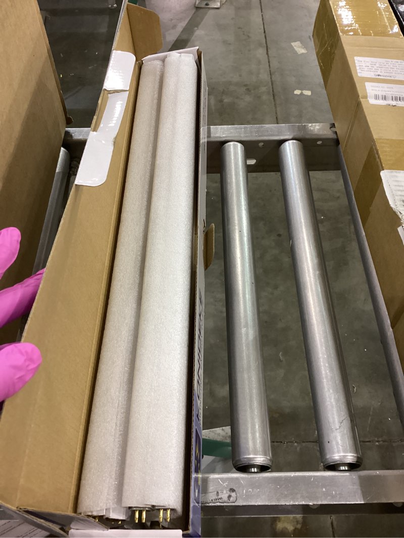 Condition photo showing As Is for 8 Pack 21 Inch T5 Fluorescent Light Bulb 13 Watt F13T5/WW Compatible with Sylvania Satco Philips GE 