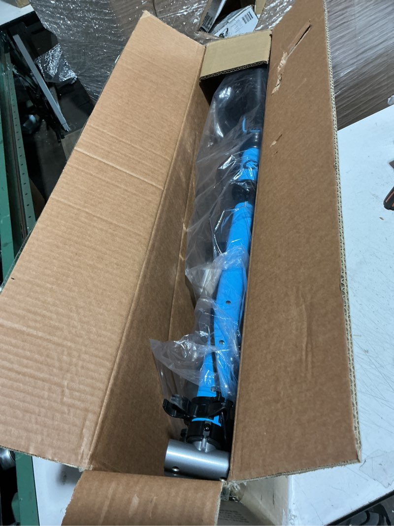 Condition photo showing Good Condition for kick scooter for kids ages 8+ teens & adults, with front handbrake and rear brake, and adjustable handlebars, big sturdy pu flash wheels great gift & toy blue