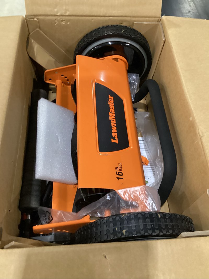Condition photo showing Good Condition for lawnmaster lmrm1602 push reel lawn mower 16-inch 5-blade