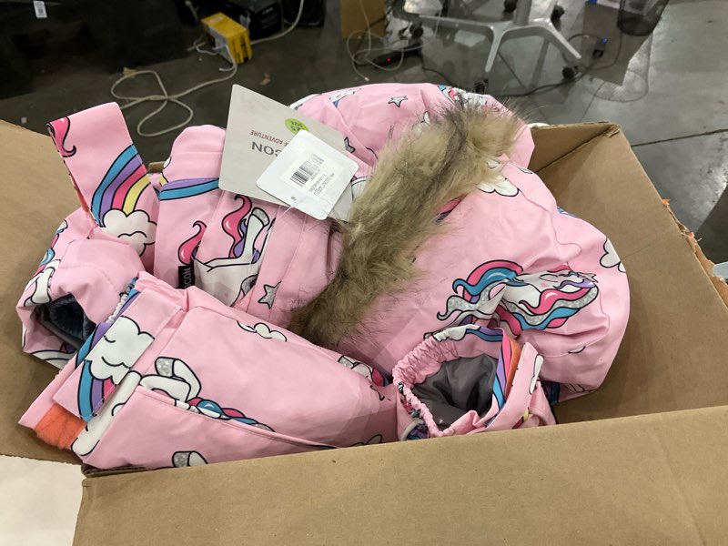 SNBOCON Kids Waterproof Colorful One Piece Coveralls Ski Suits Snowsuits Winter Jumpsuits Snowboardi