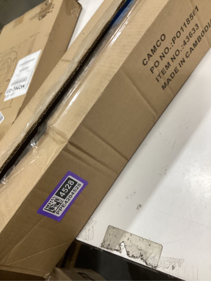Condition photo showing Good Condition for camco rv flow-through wash brush - features an adjustable handle, a standard garden hose connection, and an on/off button to control water flow (43633) premium