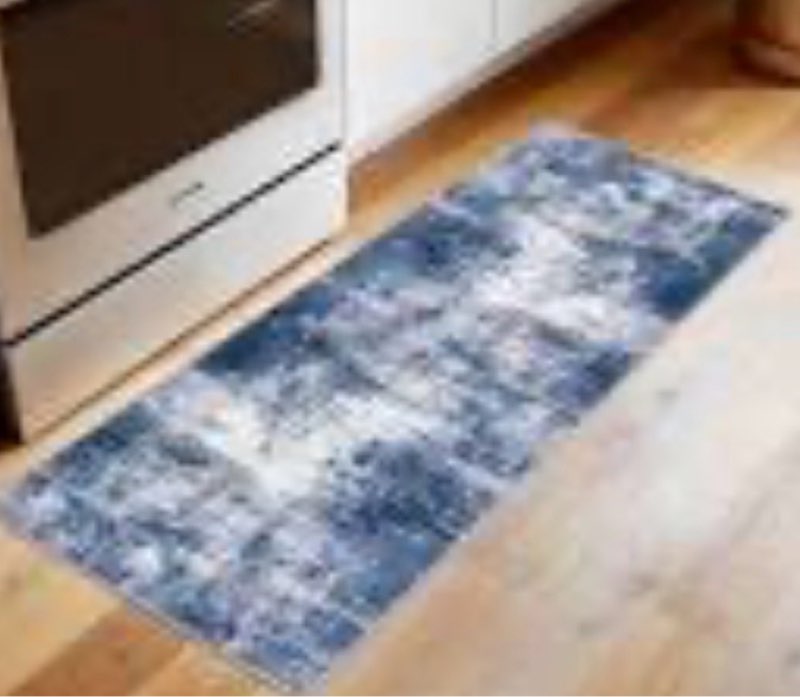 iohouze abstract runner rug 2x5 ft washable runners for hallways, non slip kitchen runner printed fa