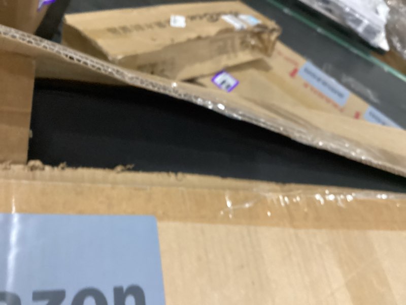 Condition photo showing As Is for Amazon Basics Pet Cave Bed for Dog, With Removal Nesting Cave Cover, Fits up to 35lbs Pets, 30 x 30 x 12.5 inches, Blue Blue Medium (Pack of 1)