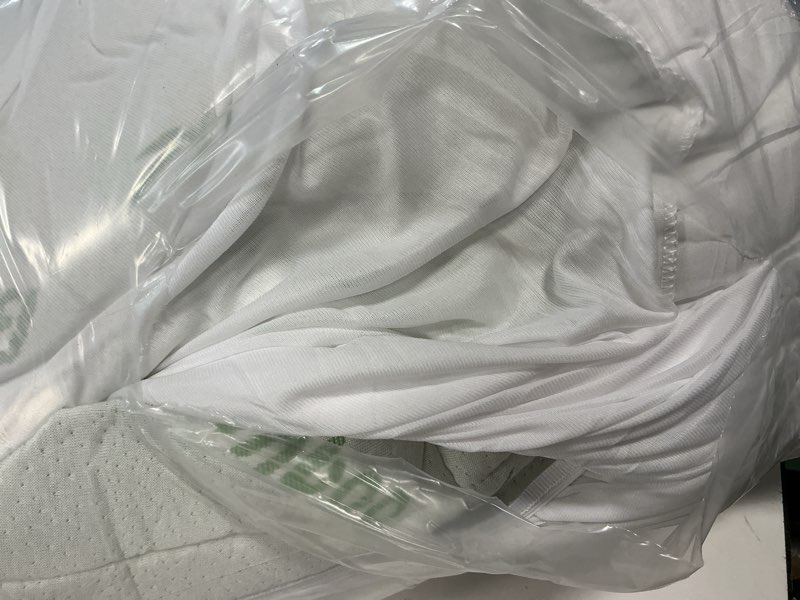 Condition photo showing Good Condition for Ultra Soft Queen Size Mattress Topper - Viscose Made from Bamboo Pillow Top Mattress Pad for Back Pain Relief - Naturally Cooling for Hot Sleepers, Green Green Queen