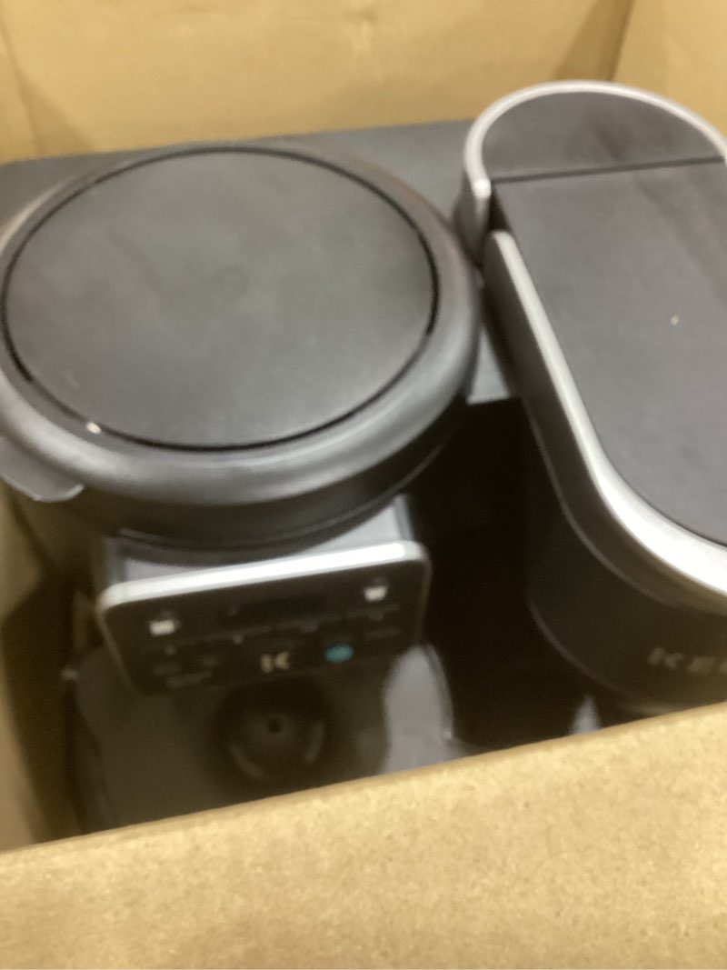 Condition photo showing As Is for Keurig K-Duo Hot & Iced Single-Serve & Carafe Coffee Maker Black: Electric Drip Coffee Pot, 72 oz Capacity