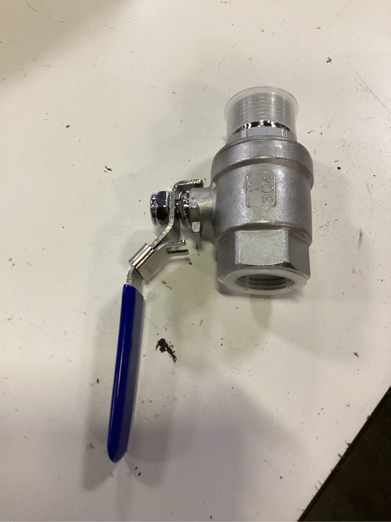 Condition photo showing Good Condition for lozome 1-1/4" male to female thread full port ball valves npt 304 stainless steel for water oil gas wog1000