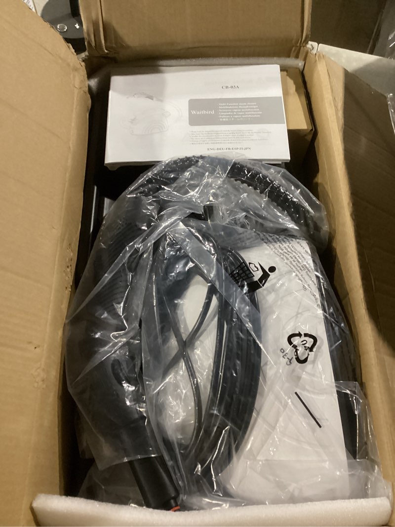 Condition photo showing New/Like New for steam cleaner,household steam cleaner,handheld steam cleaner with 21 accessories,248 ° f high temperature,suitable for cement slurry,flooring,sofas,interior decoration,toys, oil stains,ovens white