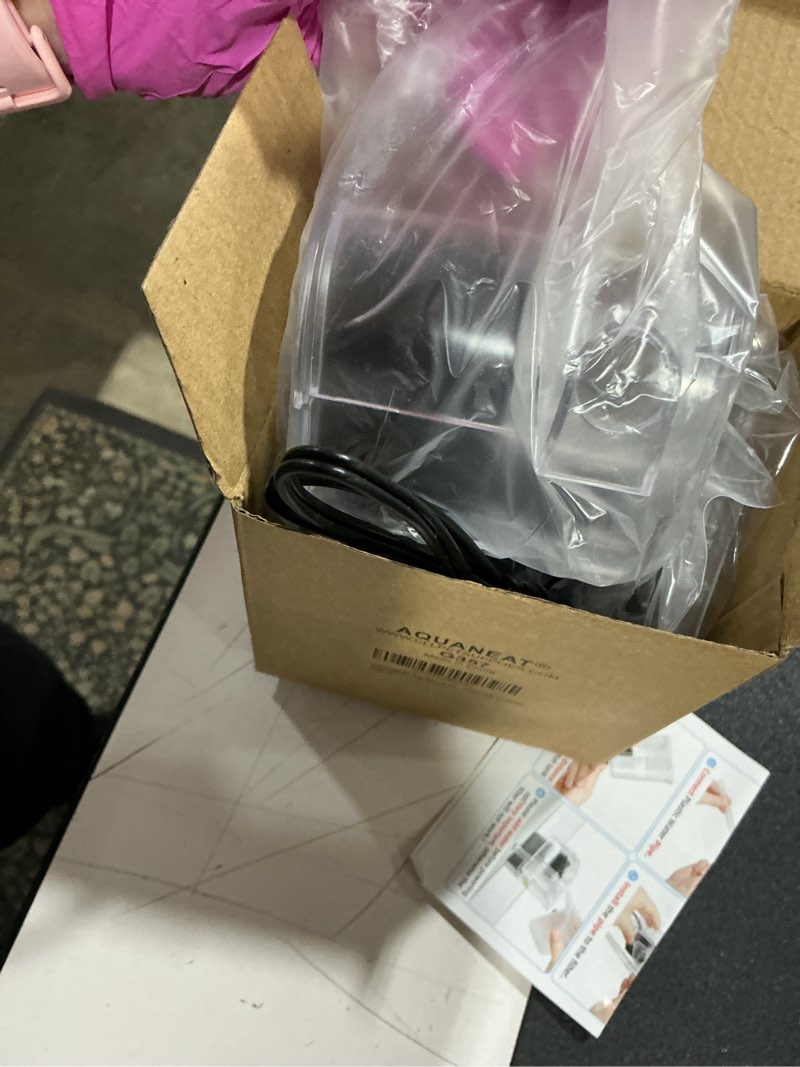 Condition photo showing Good Condition for aquaneat aquarium hang on hob power filter 5 gallon rimless small fish tank filter 90gph (up to 5gal)