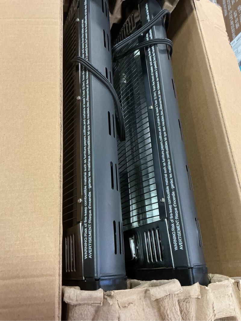 Condition photo showing Good Condition for Shinic 2 Packs Electric Garage Heaters with Remote Control, 1500W/750W Ceiling Mounted Radiant Quart