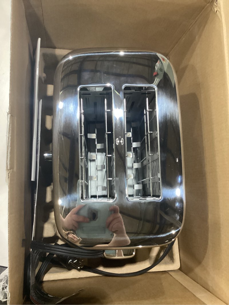 Condition photo showing Good Condition for USED NOT TESTED Breville Luxe Toaster 2 Slice BTA735BSS, Brushed Stainless Steel