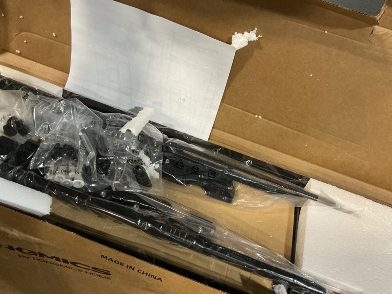 Condition photo showing As Is for HOME VISION Heavy Duty Tilt TV Wall Mount Bracket for 48-120 Inch Flat/Curved TVs, 200Lbs Capacity, Fits 16/18/24 Inch Studs, Max VESA 800x600mm for LED OLED LCD