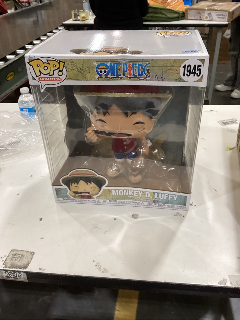 Condition photo showing New/Like New for Funko Pop! Jumbo: One Piece - Monkey D. Luffy - Collectable Vinyl Figure - Gift Idea - Official Merchandise - Toys for Kids & Adults - Anime Fans - Model Figure for Collectors and Display