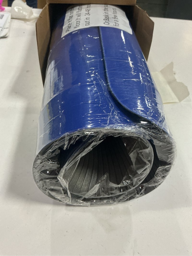 Condition photo showing New/Like New for 1" Extra Thick Anti Fatigue Floor Mat 30" L x 20" W,Kitchen Mat, Standing Desk Mat,140D Advanced PU Foam Ergonomic Comfort at Home, Office, Garage, Sink (Blue) Blue 30"L x 20"W x 1"Th