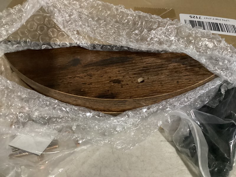 Condition photo showing Good Condition for 4 Pcs Wooden Pizza Stands Tiered Serving Tray Stand with 3 Pizza Servers for Pie Cupcake Dessert Cheese Party Restaurant