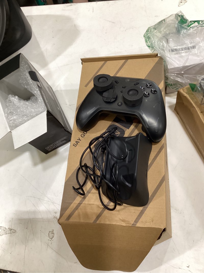 Condition photo showing Good Condition for echtpower ep04 wireless pc controller with tmr joysticks & dual hall triggers, multi-platform gamepad for pc/switch/switch2/ios/android, 4-motor vibration, smart charging dock, one-click abxy switch carbon black