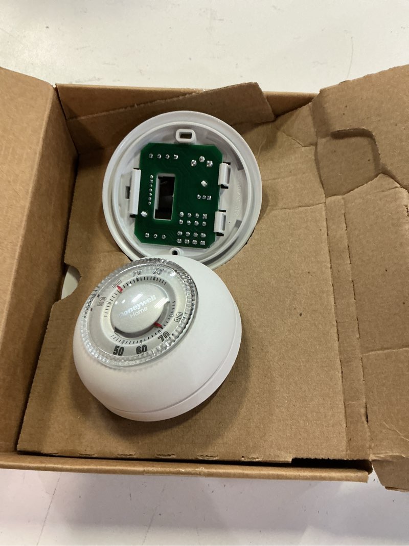 Condition photo showing Good Condition for honeywell home the round heat cool non-programmable thermostat