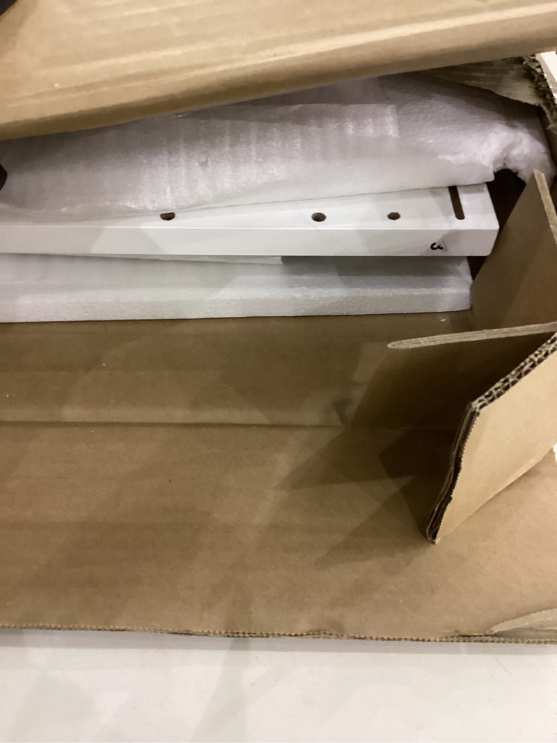 Condition photo showing As Is for Bathroom Wall Cabinet with Single Door, Soft-Close Hinges, 15x27 inch Wooden Medicine Cabinet for Small Kitchen, Laundry, Entryway, Durable MDF Construction White-1527 15X27