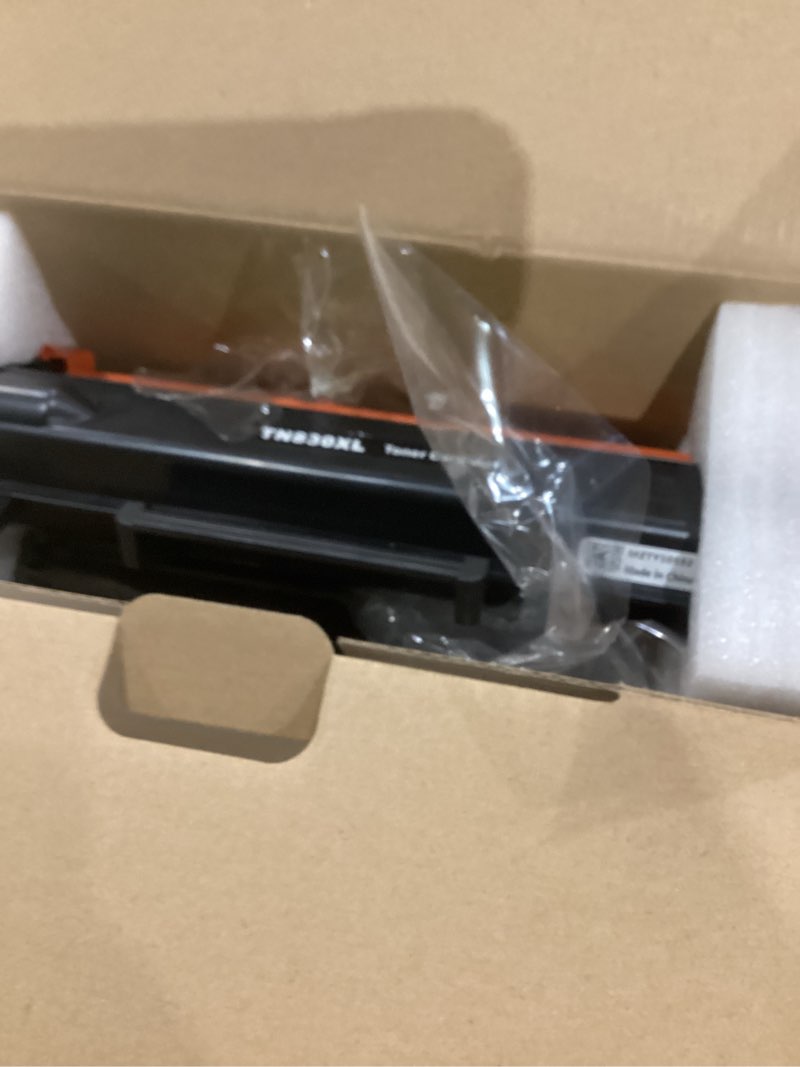 Condition photo showing As Is for Skydo TN830XL Black High Yield Printer Compatible Toner Cartridge for TN830 TN-830 TN 830 XL Work for DCP-L2640DW HL-L2460DW HL-L2480DW MFC-L2820DW HL-L2400D HL-L2405W Printers (2 Packs) TN830XL-2B