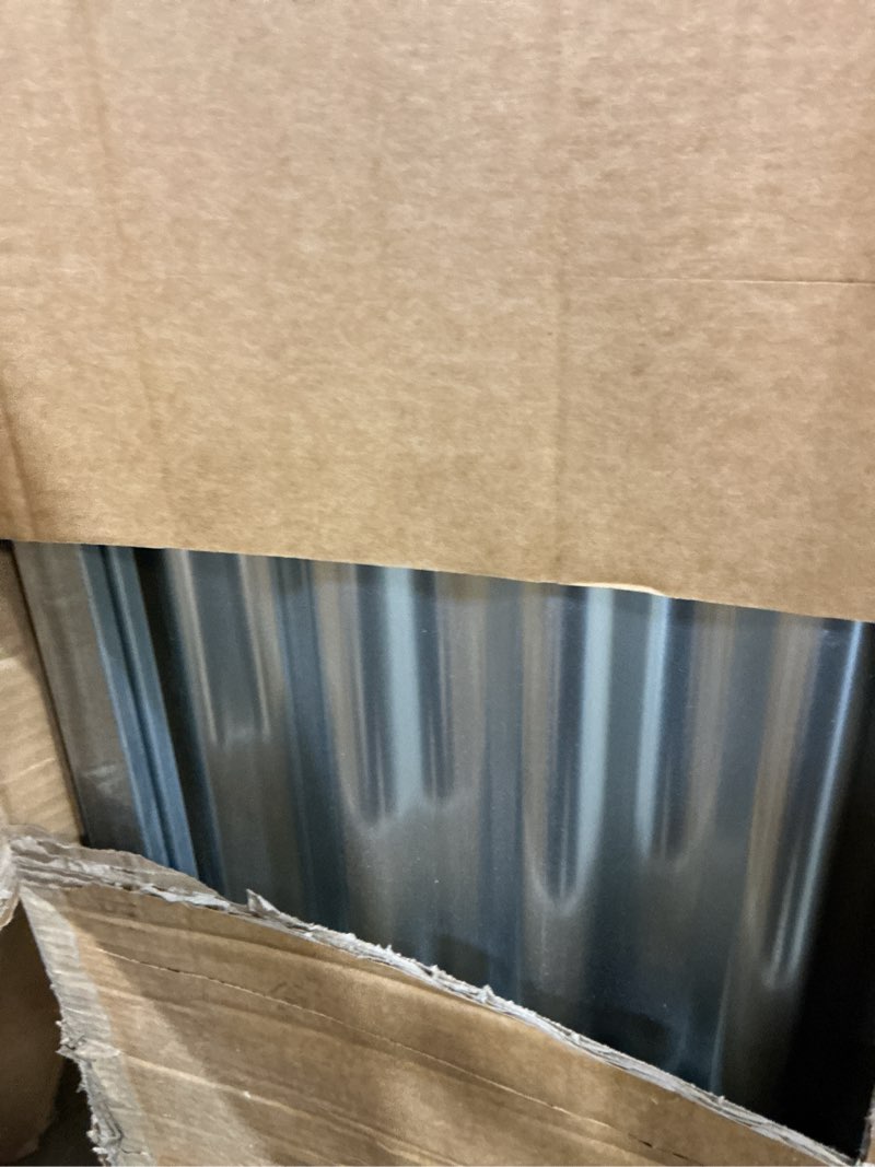 Condition photo showing Good Condition for land guard galvanized raised garden bed with legs, 96×24×32in raised garden beds outdoor with drainage holes, planter boxes outdoor for backyard, patio, balcony, 1200lb capacity, silver silver 96×24×32in