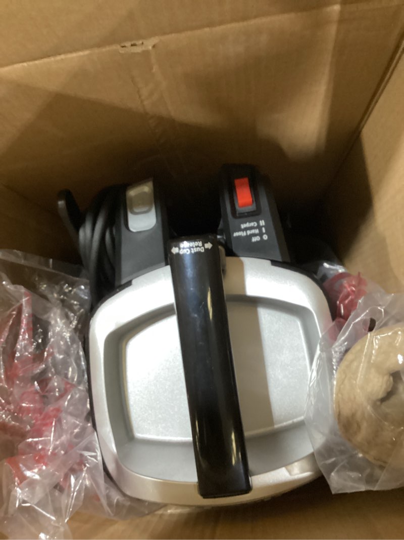 Condition photo showing As Is for Shark POWERDETECT Upright Vacuum Cleaner with HEPA Filter, Heavy Duty Vacuum with Powerful Suction for Pet Hair Pickup, DuoClean Technology, Powered Lift-Away, Ideal for Carpets & Hardfloors, AZ4002 PowerDetect w/ Odor Neutralizer