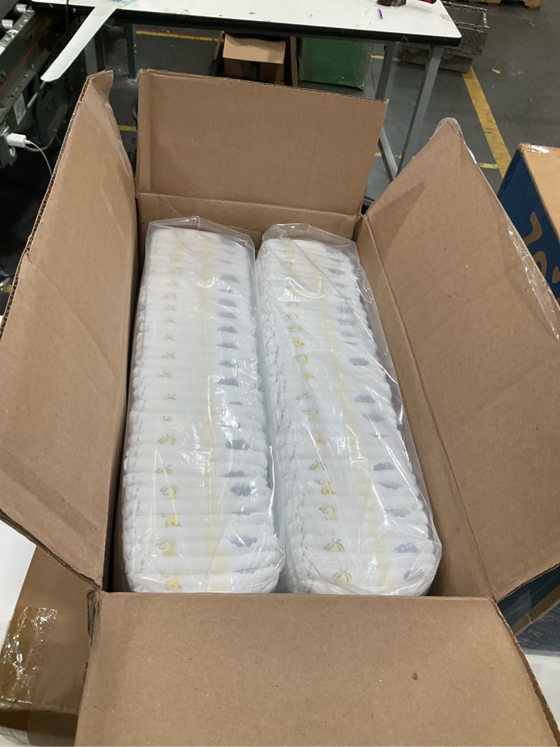 Condition photo showing New/Like New for pampers swaddlers diapers, size 8 (30+ lbs), 76 count, absorbent, keeps baby dry and comfortable, skin safe disposable baby diaper (packaging may vary) size 8 76
