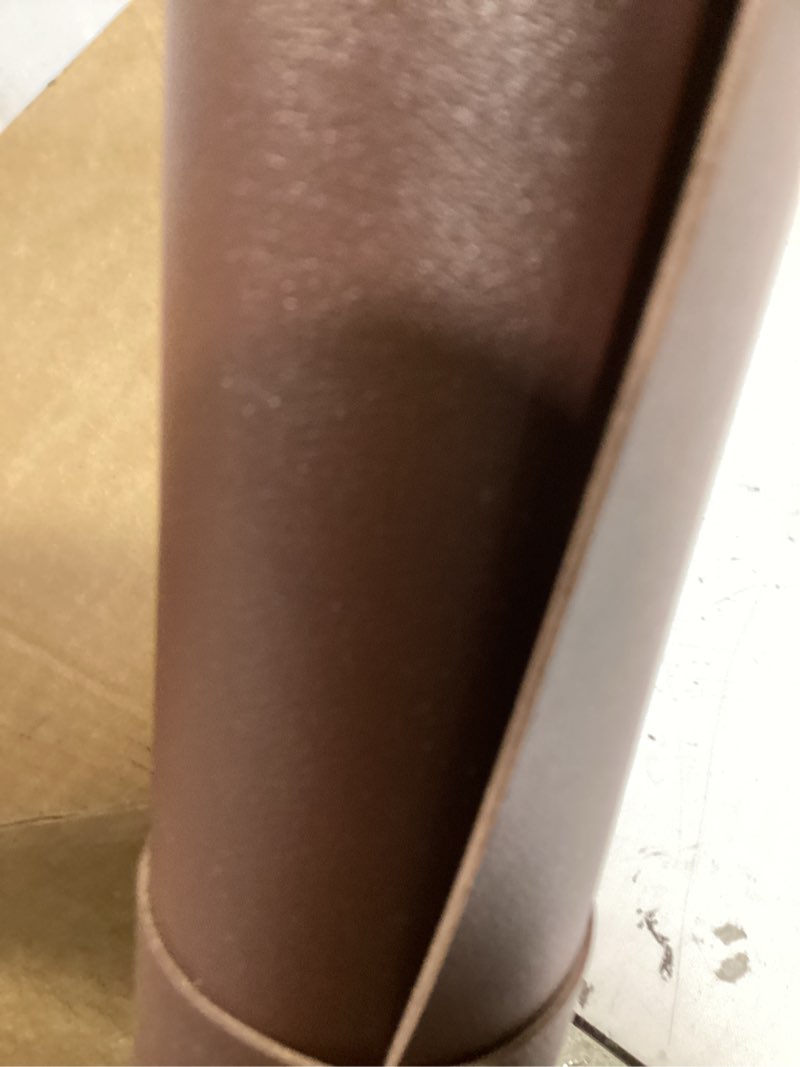 Condition photo showing Good Condition for vine creations leather desk mat large 36" x 20", desk protector mat, pu leather desk pad, large mouse pad, desk blotter, desk pads on top of desks, desk matt for desktop, office desk mat (dark brown) 36" x 20" dark brown