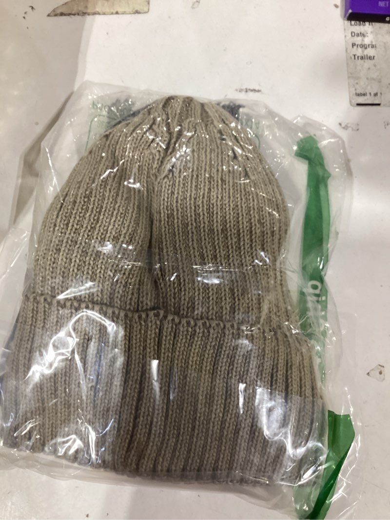 Condition photo showing New/Like New for Nertpow Mens Beanie Hats 3 Pack, Winter Hats for Men Women Warm Thermal Fleece Lined, Thick Knit Fashion Skull Cap for Guys One Size Color-01