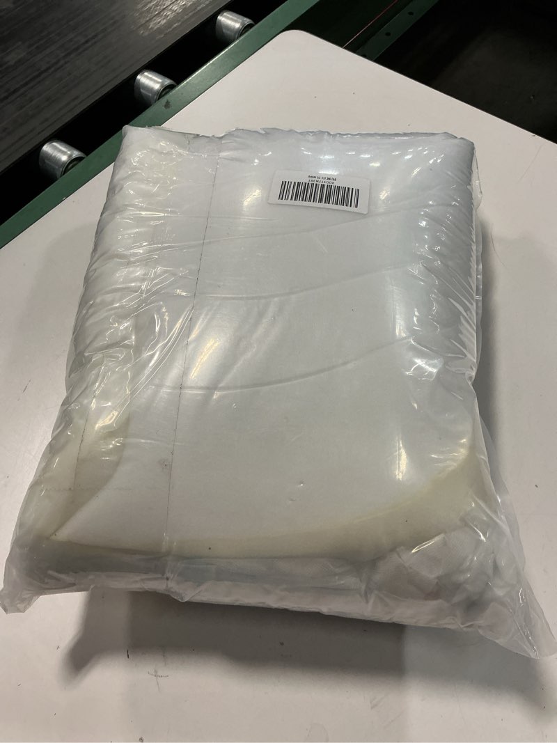 Condition photo showing New/Like New for M Dog Sofa Bed for Small Dogs – Orthopedic Couch with Supportive Bolster Sides, Easy-Clean Wipeable Surface, Removable Cover, Non-Slip Bottom, 21.6 × 18.5× 11 Inch Cream 21x18x10"