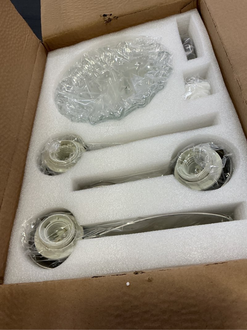 Condition photo showing New/Like New for xiedun brushed nickel bathroom vanity light fixture 3 light vanity lights for bathroom vanity light fixtures brushed nickel 3 light