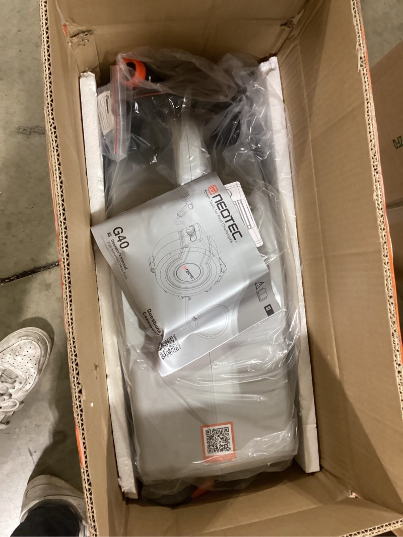 Condition photo showing Good Condition for neo-tec 100ft 5/8 inch retractable garden hose reel with any-length lock slow auto rewind heavy duty