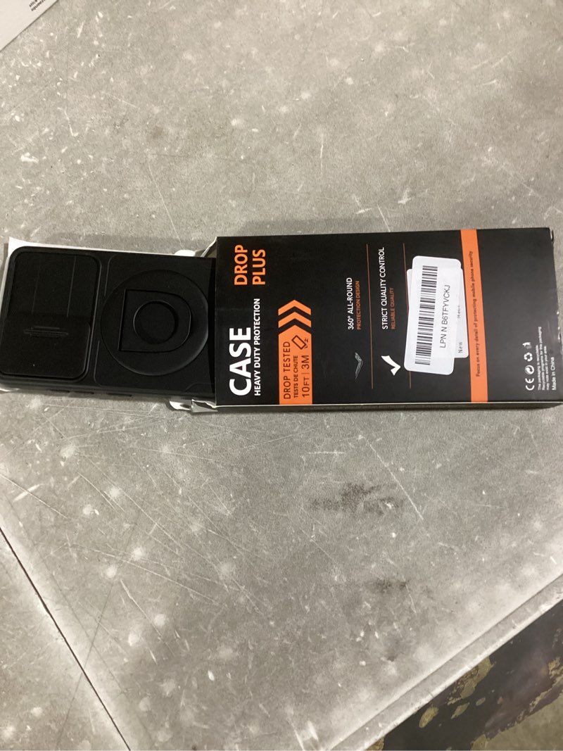 Condition photo showing New/Like New for for Samsung Galaxy S20 FE Case Magnetic Compatible with MagSafe Wireless Charging,with 2 Screen Protectors,Built-in Stand Ring+Camera Cover Anti-Scratch Shockproof Heavy Duty Protection Black Black for Samsung Galaxy S20 FE