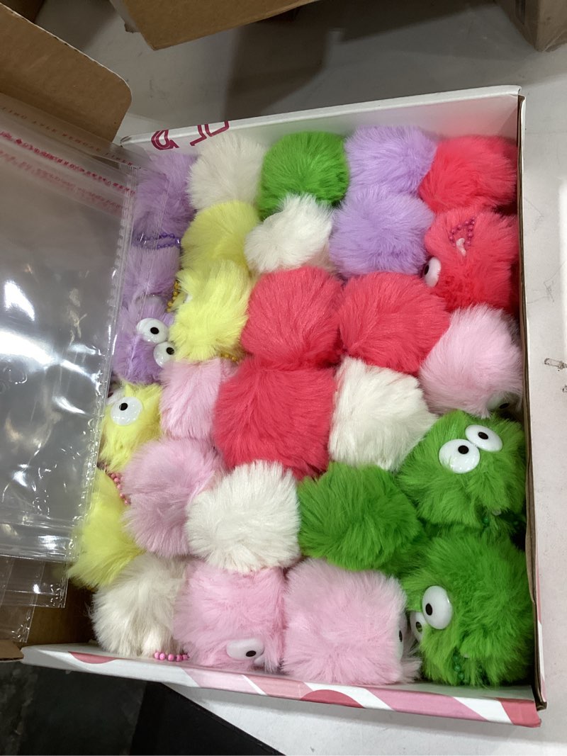 Condition photo showing New/Like New for Amy&Benton 28 Packs Valentines Day Gifts for Kids Classroom with Valentine Stuffed Animal Keychain Valentines Cards for Girls Boys Exchange Gifts Mini Plush Toys Valentine Party Favors School Prizes