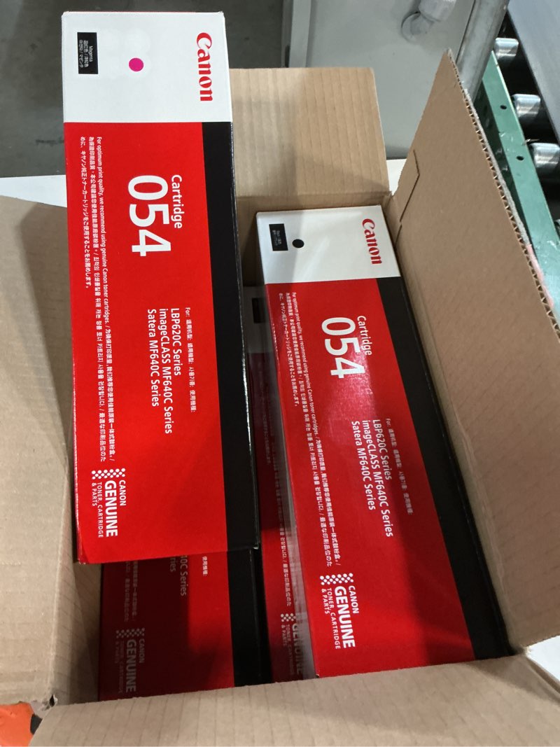 Condition photo showing New/Like New for Canon Genuine 054 Complete 4-Color Toner Cartridge Set (CRG-054)