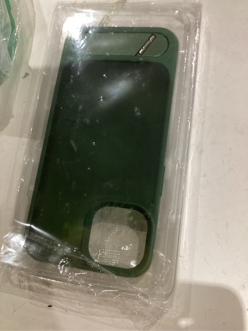 Condition photo showing Good Condition for Temdan Magnetic Compatible with iPhone 14 Case/iPhone 13 Case,[Built-in Invisible Kickstand][Compatible with MagSafe][Military Grade Shockproof] Slim Translucent Matte Phone Case for iPhone 14/13 6.1" Forest Green