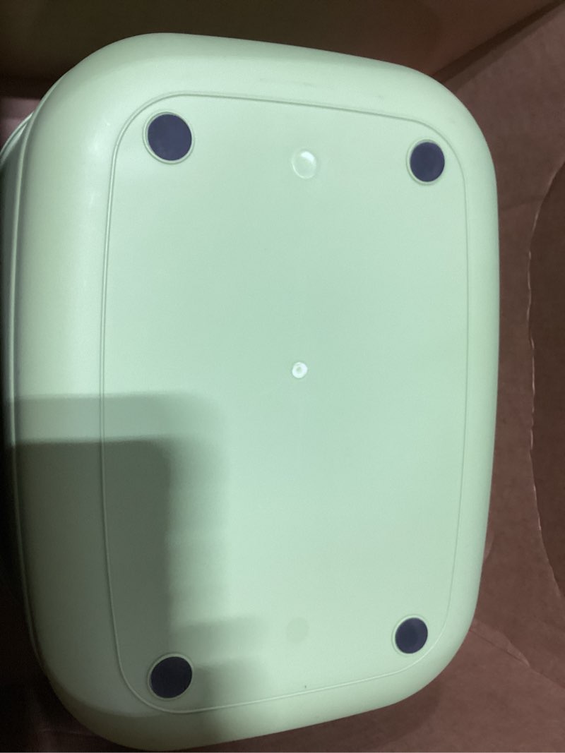 Condition photo showing As Is for Gefryco Large Cat Litter Box with High Sided 24.6"x18.3"x12.2" - Jumbo Extra Large Open Anti - Splashing High Wall for Multiple Cats (Green)