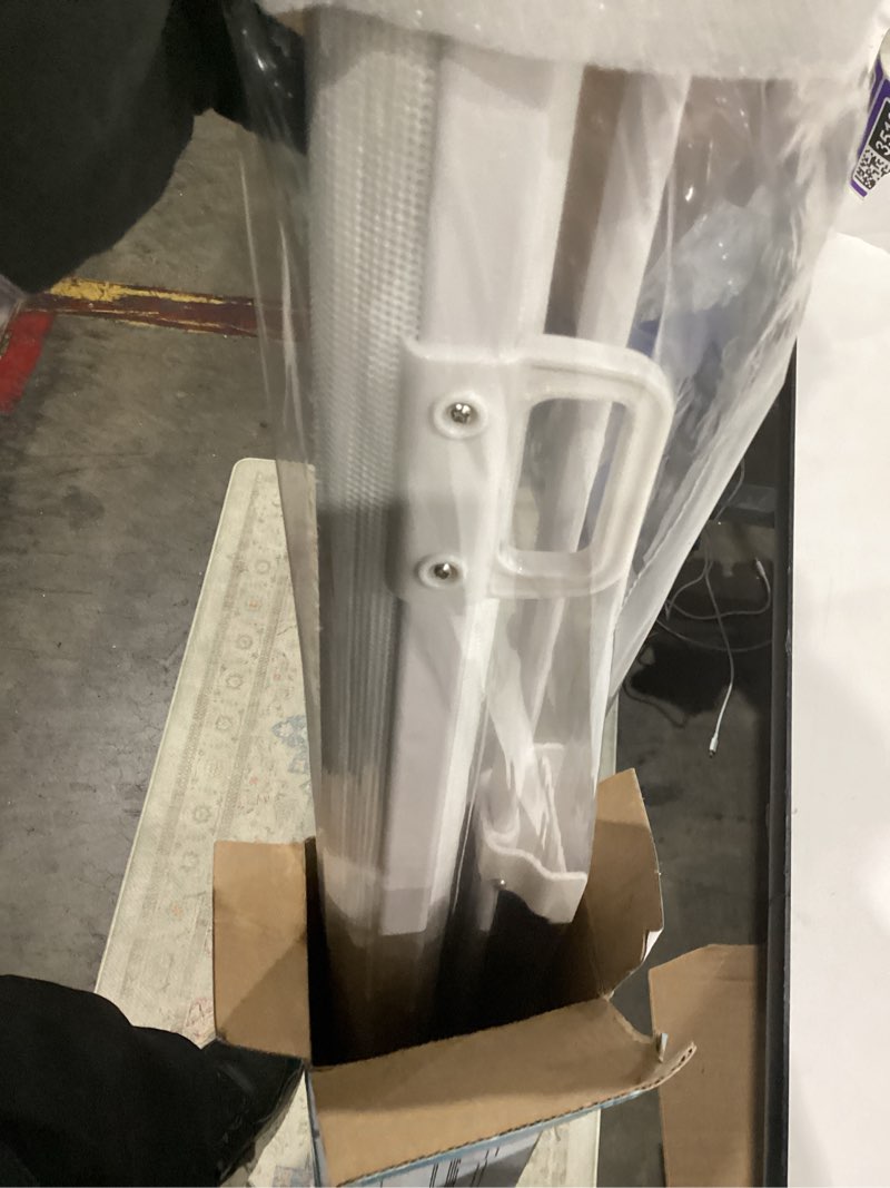 Condition photo showing Good Condition for PRObebi Retractable Dog Gate for The House Extends to 54" Wide 34" Tall, Gates for Baby Indoor, Stair Gate for Outdoor, Staris, Hallways, Doorways, Deck, Porch, Need Drilling
