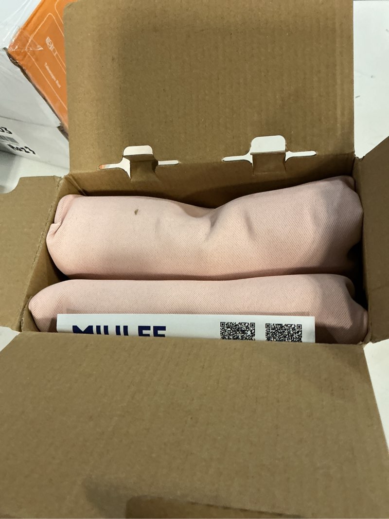 Condition photo showing Good Condition for MIULEE Baby Pink Blackout Curtains for Girls Bedroom Living Room 63 Inches Long 2 Panels, Nursery Thermal Insulated Room Darkening Drapes Solid Grommet Top Noise Reducing Window Curtains 40x63 Inch 40"W x 63"L (Pack of 2) Baby Pink