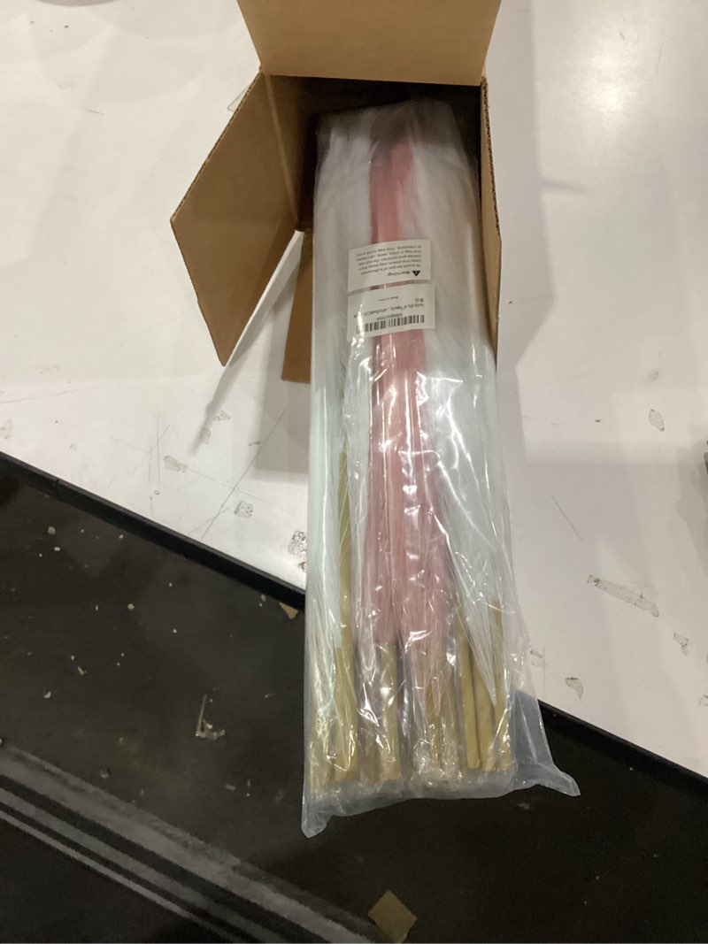 Condition photo showing New/Like New for 9 Pcs 45" Pampas Grass Tall Pink White Decor Faux Dried Fluffy Fake Long Light Pink Pompas Artificial Pompous Stems Bouquet Flower Vase Filler Home Wedding Room Wall Decoration 9 Pcs 45"-Pink White Style
