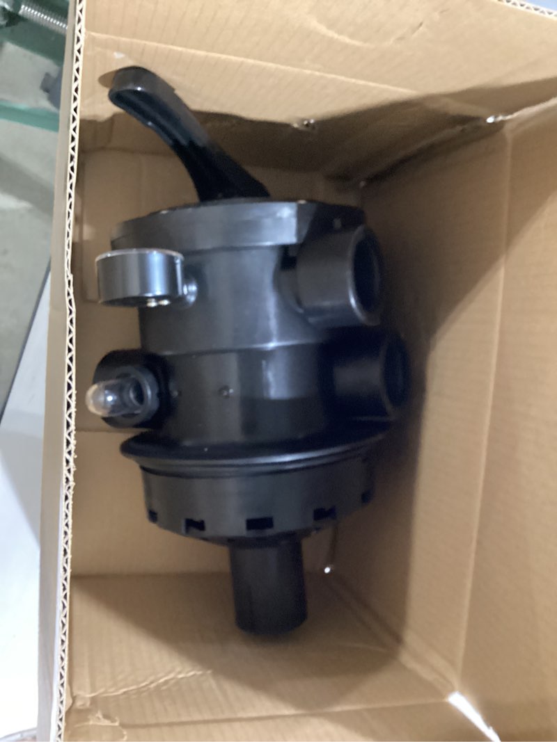 Condition photo showing Good Condition for replacement sp0714t variflo top-mount multiport valve compatible with hayward pro or vl gm sm sw series sand filters, 1.5" fip port 7-position control valve, black,replace for sp714t, sp0714t, sp0704